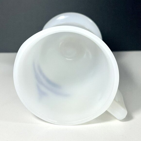 Vintage Walt Disney World GRAMMA Pedestal White Milk Glass Mug Souvenir - Picture 8 of 10